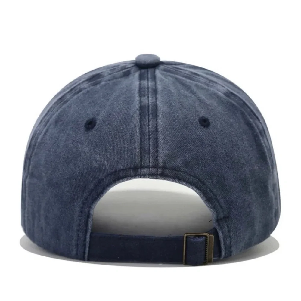 🙌🏽 ✨3 for $30 GOD GOT ME. Washed Denim Graphic Hat. Color: Blue/Black/ White - Picture 2 of 6